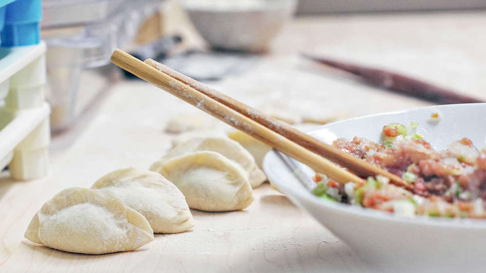 raw dumplings